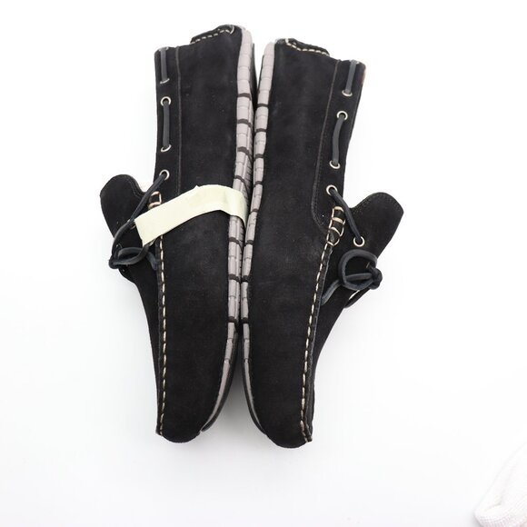 NWB Cole Haan Zerogrand Men\'s Size 11.5 M Loafers Black Suede Driving Slip On